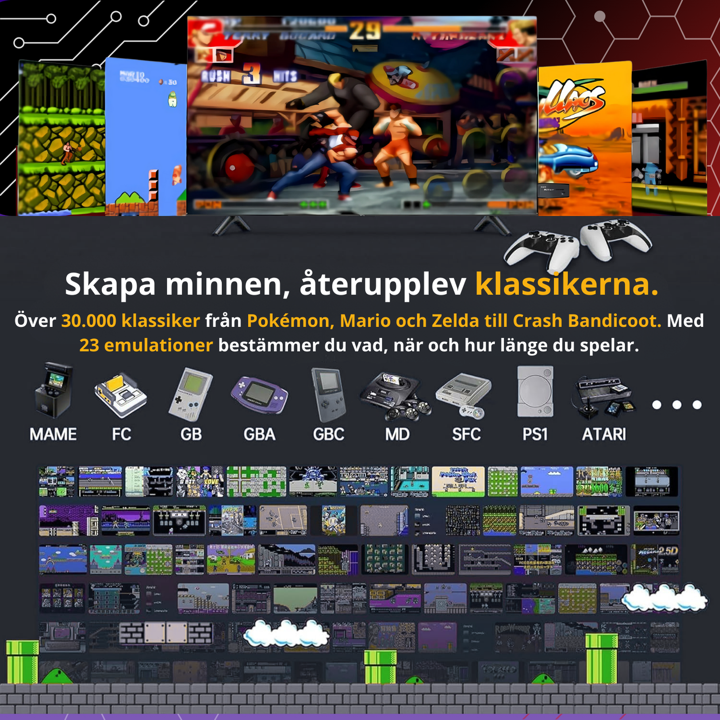 CorePlay Stick™ | 30 000 Legendariska Games i en Kraftfull Sticka