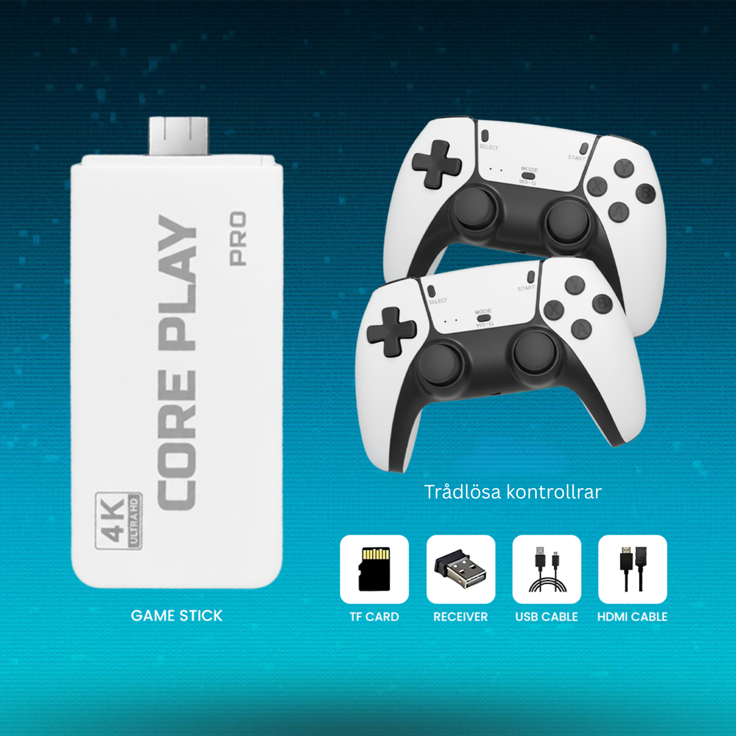 CorePlay Stick™ | 30.000 Legendariska Games i en Kraftfull Sticka